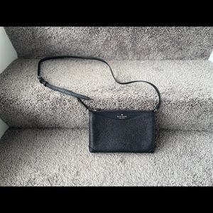 Kate Spade Black Shimmer Shoulder Bag